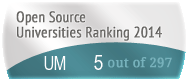 The University of Michigan - Ann Arbor (UM)'s Open Source universities Ranking position. PortalProgramas.com