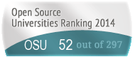 The Oregon State University (OSU)'s Open Source universities Ranking position. PortalProgramas.com