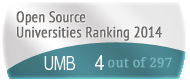 The University of Massachusetts - Boston (UMB)'s Open Source universities Ranking position. PortalProgramas.com