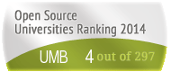 The University of Massachusetts - Boston (UMB)'s Open Source universities Ranking position. PortalProgramas.com