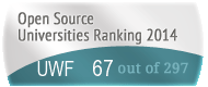 The University of West Florida (UWF)'s Open Source universities Ranking position. PortalProgramas.com