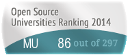 The University of Missouri - Kansas City (MU)'s Open Source universities Ranking position. PortalProgramas.com