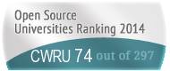 The Case Western Reserve University's Open Source universities Ranking position. PortalProgramas.com