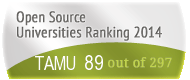 The Texas A & M University - College Station (TAMU)'s Open Source universities Ranking position. PortalProgramas.com