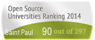 The University of St Thomas (Saint Paul)'s Open Source universities Ranking position. PortalProgramas.com