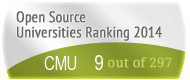 The Carnegie Mellon University (CMU)'s Open Source universities Ranking position. PortalProgramas.com