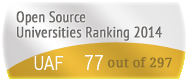 The University of Alaska Fairbanks (UAF)'s Open Source universities Ranking position. PortalProgramas.com