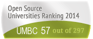 The University of Maryland - Baltimore County (UMBC)'s Open Source universities Ranking position. PortalProgramas.com