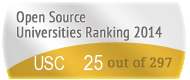 The University of Southern California (USC)'s Open Source universities Ranking position. PortalProgramas.com