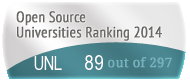 The University of Nebraska - Lincoln (UNL)'s Open Source universities Ranking position. PortalProgramas.com