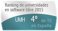 La UMH en el Ranking de universidades en software libre. PortalProgramas.com