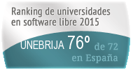 La UNEBRIJA en el Ranking de universidades en software libre. PortalProgramas.com