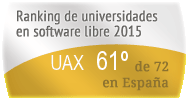 La UAX en el Ranking de universidades en software libre. PortalProgramas.com