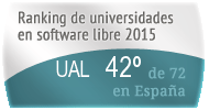 La UAL en el Ranking de universidades en software libre. PortalProgramas.com