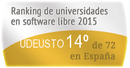 La UDEUSTO en el Ranking de universidades en software libre. PortalProgramas.com