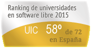 La UIC en el Ranking de universidades en software libre. PortalProgramas.com