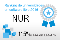 La NUR en el Ranking de universidades en software libre. PortalProgramas.com