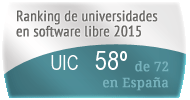 La UIC en el Ranking de universidades en software libre. PortalProgramas.com