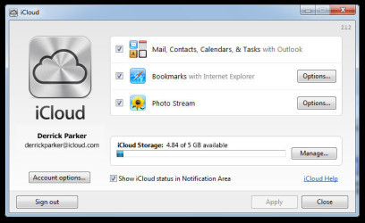 icloud control panel for windows 10 download