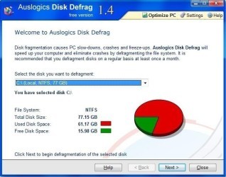 download auslogics disk defrag bleeping computers
