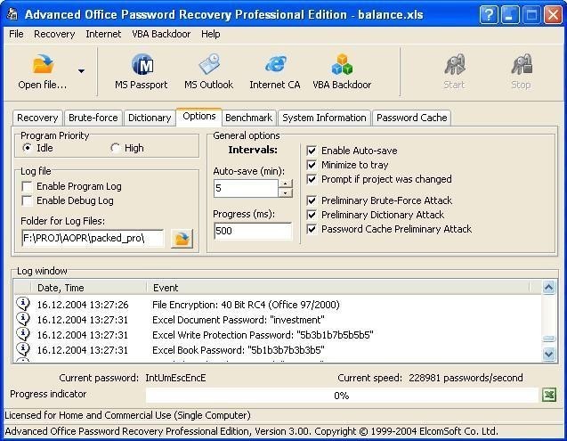 Elcomsoft Advanced Office Password Recovery Keygen Free