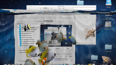 3d fish screensaver for mac