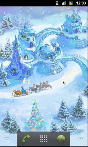 Snow Village Live Wallpaper - Free Download