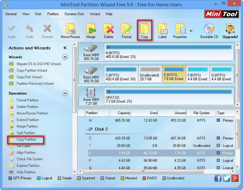 minitool partition wizard bootable flash drive