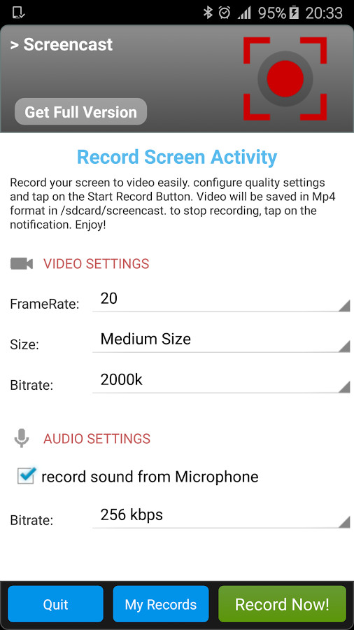 android screencast
