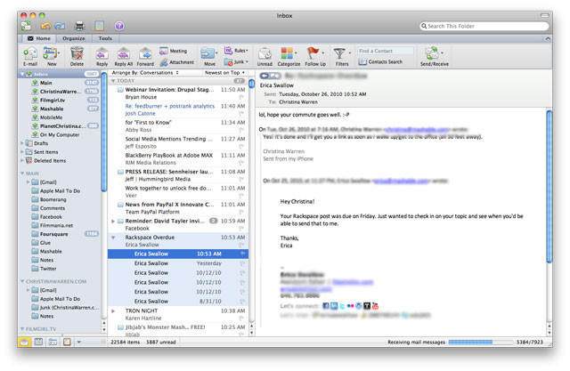 Microsoft outlook for mac problems