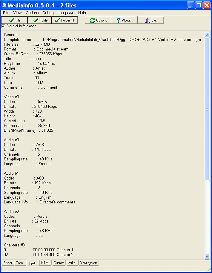 Mediainfo download free