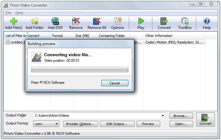prism video converter software