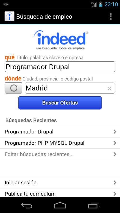 Empleo - Indeed Jobs Android - Descargar Gratis