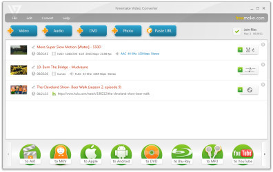 Freemake Video Converter 4.1.13.161 free downloads
